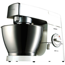 Kenwood KM336 Chef Classic Stand Mixer, White/Stainless Steel